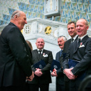 26. november: Kong Harald er til stede når 22 personer blir hedret for sin livreddende innsats 22. juli 2011 (Foto: Heiko Junge / NTB scanpix)